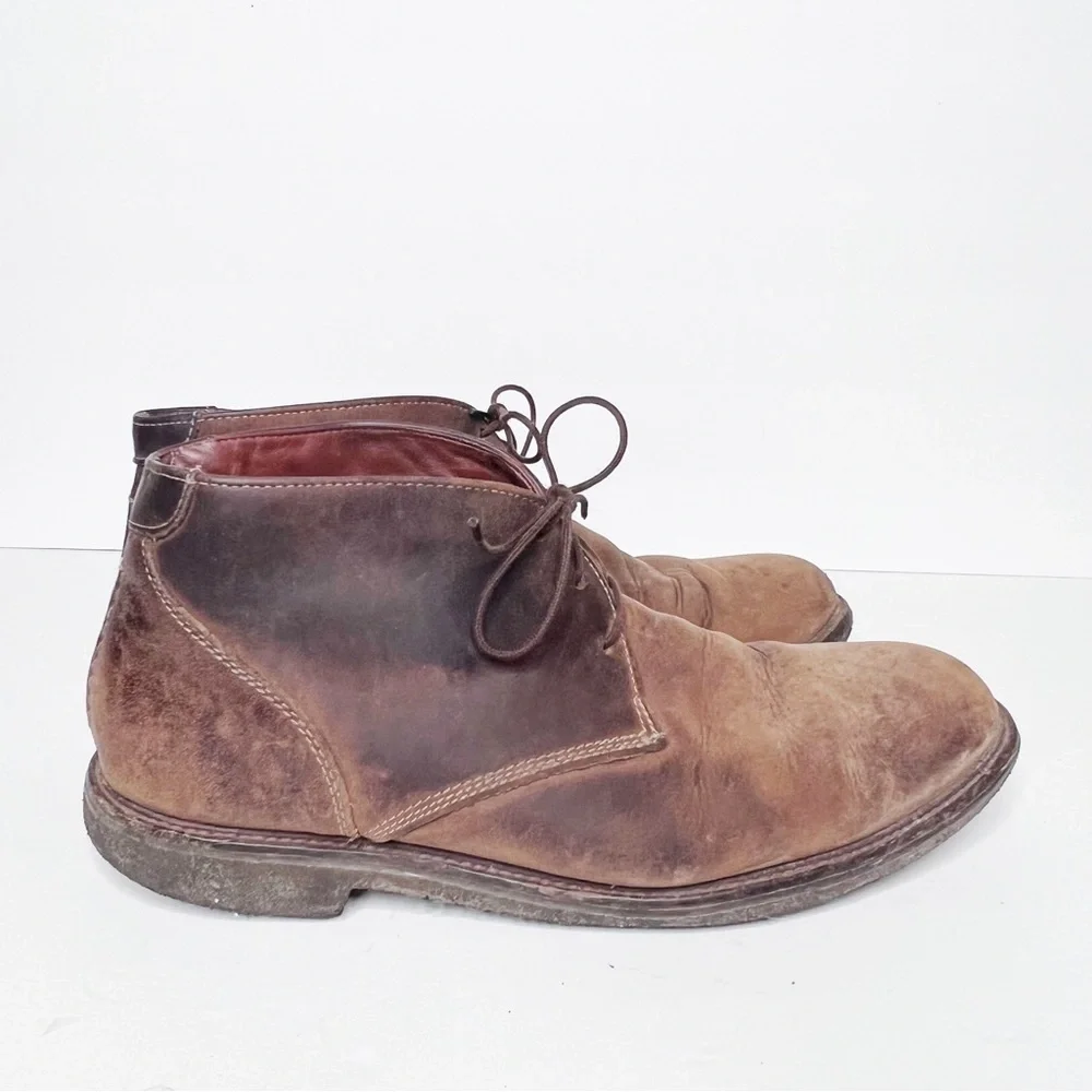 Johnston & Murphy Copeland Chukka Brown Leather Boots Size 9.5 Men’s